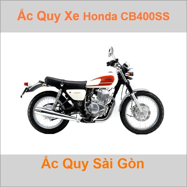 Ắc quy xe mô tô Honda CB 400SS - 1 máy (2002 - 2003)