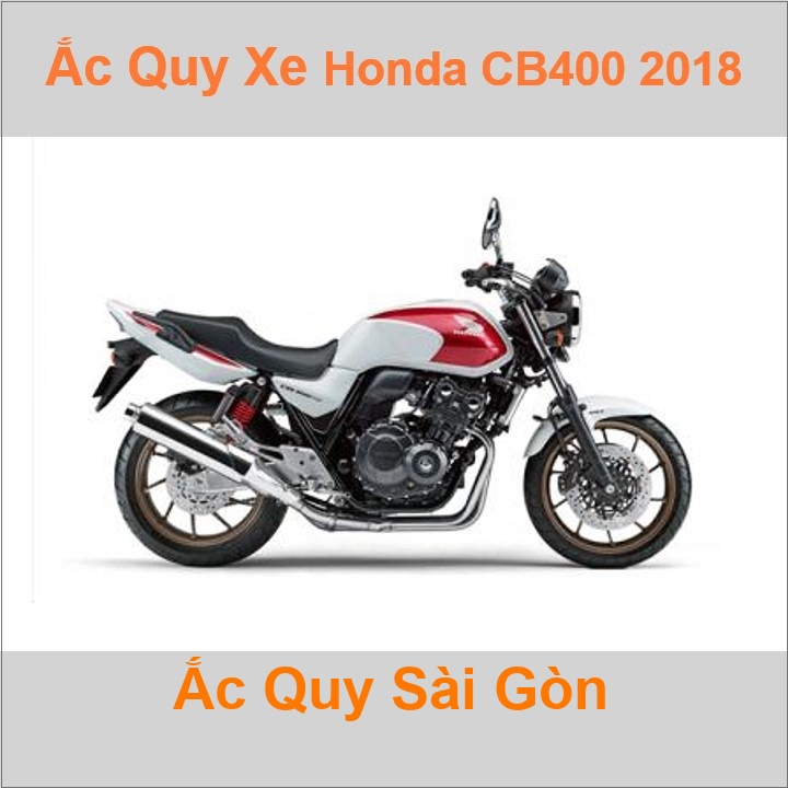 Ắc quy xe mô tô Honda CB 400 - 4 máy (1992 đến nay)