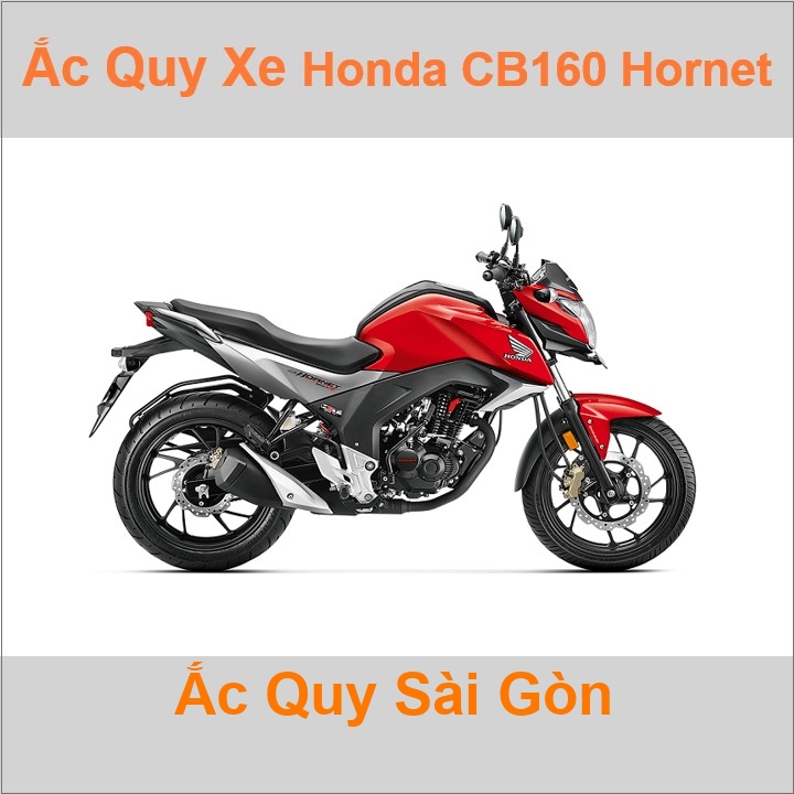 Ắc quy xe mô tô Honda CB 160R Hornet (2016 đến nay)