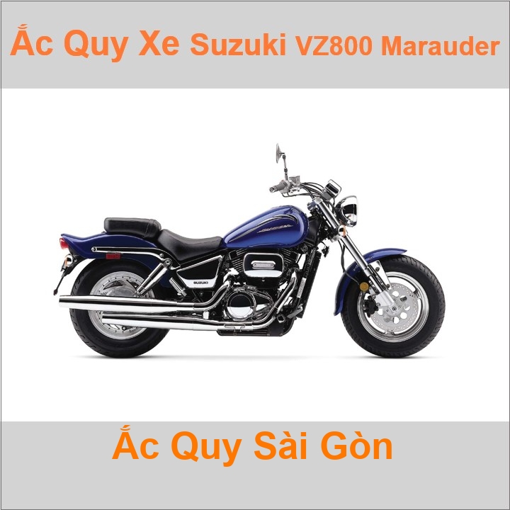 Ắc quy xe mô tô Suzuki VZ 800 / Desperado 800 / Marauder 800 (1996 - 2004)