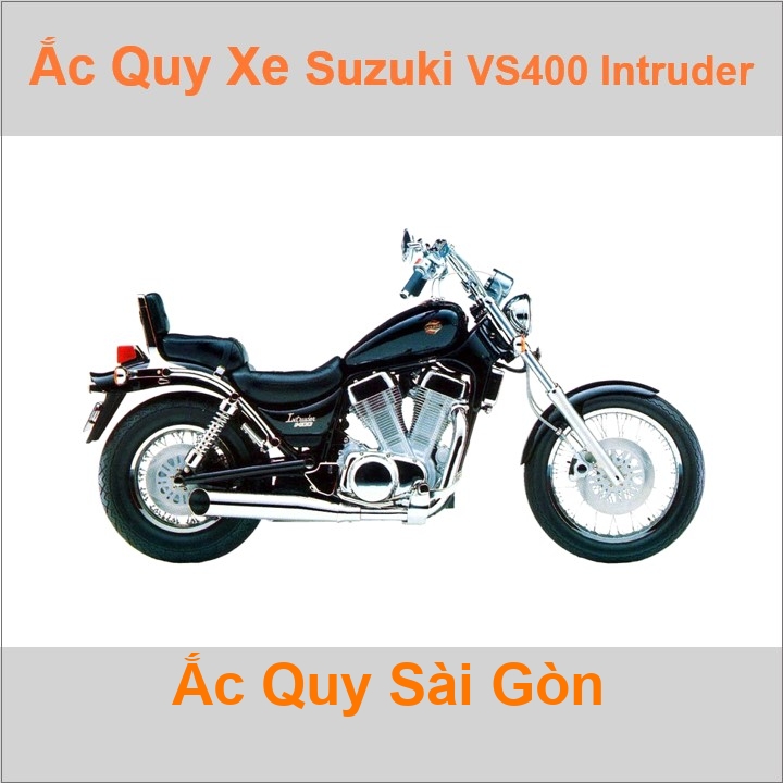 Ắc quy xe mô tô Suzuki VS 400 Intruder (1994 - 1996)