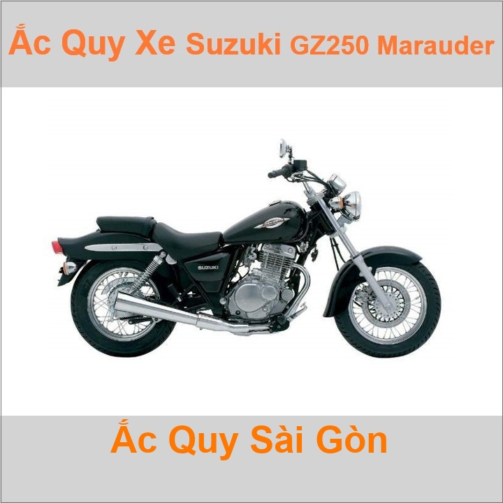 Ắc quy xe mô tô Suzuki GZ 250 / GZ 150 / GZ 125 Marauder (1999 - 2011)