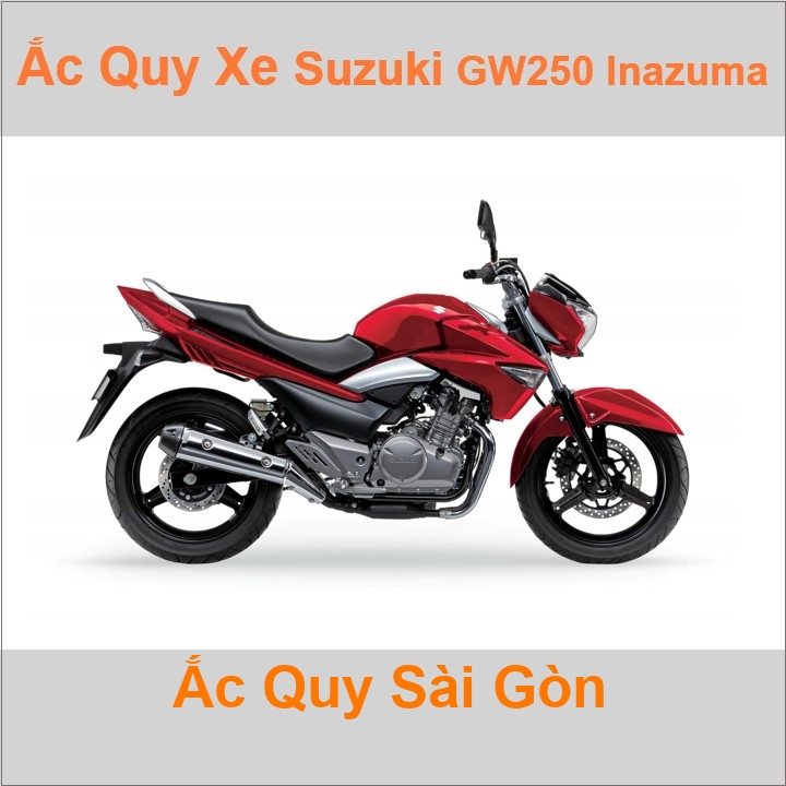 Ắc quy xe mô tô Suzuki GW 250 / GSR 250 / Inazuma 250 (2012 - 2017)