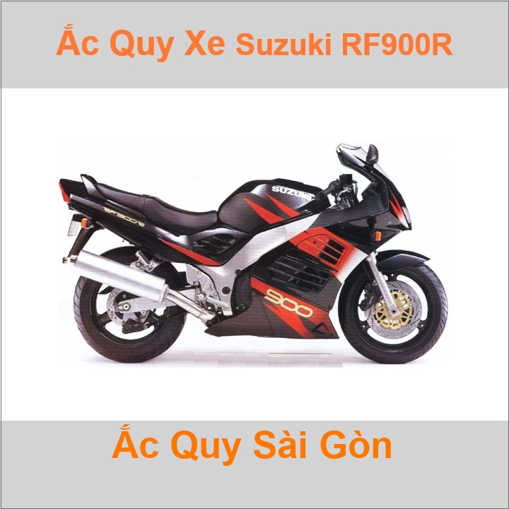 Ắc quy xe mô tô Suzuki RF 400R (1993 - 1999) / RF 600R (1993 - 1997) / RF 900R (1994 - 1998)