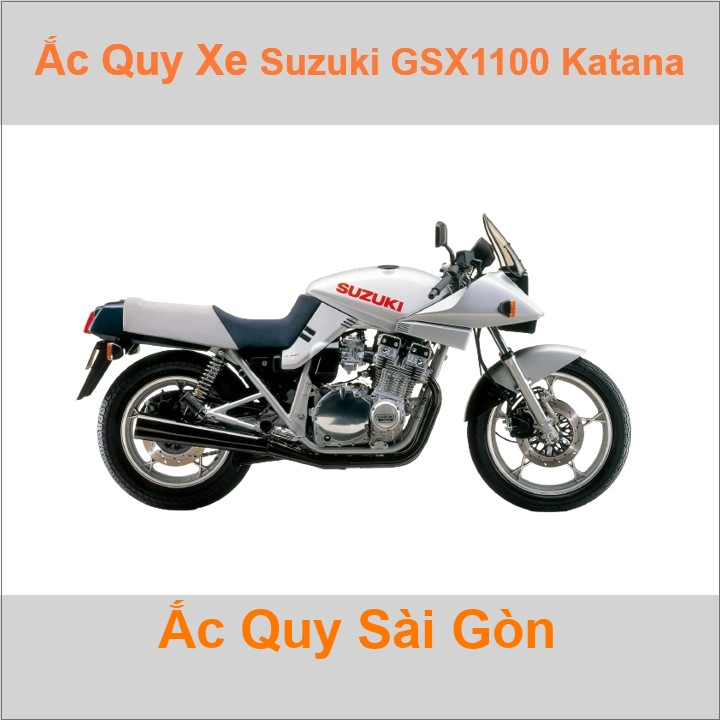 Ắc quy xe mô tô Suzuki GSX-1100 Katana (1981 - 1996)