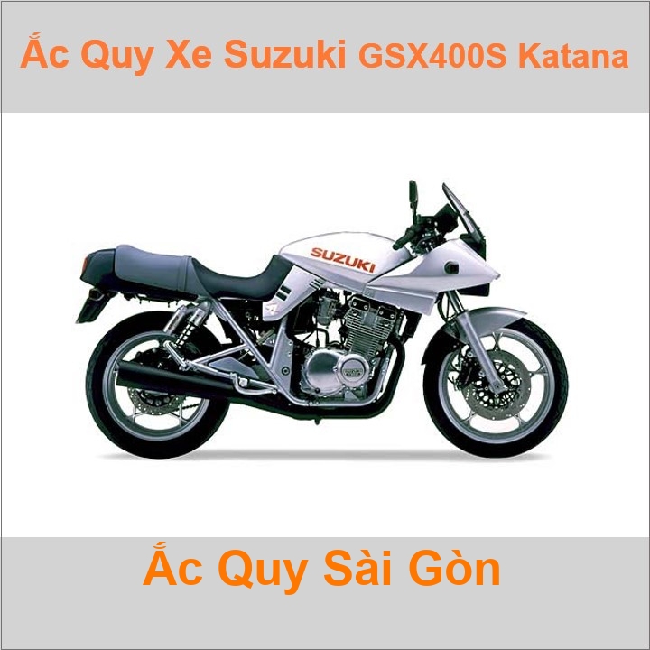 Ắc quy xe mô tô Suzuki GSX 400S Katana (1992 - 1999)