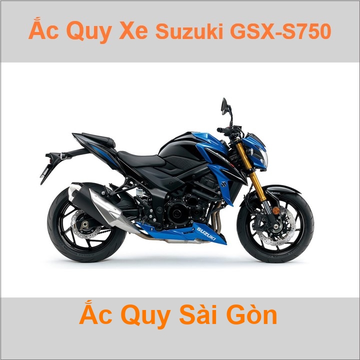 Ắc quy xe mô tô Suzuki GSX-S750 (2017 đến nay) / GSR 750 (2011 - 2016)