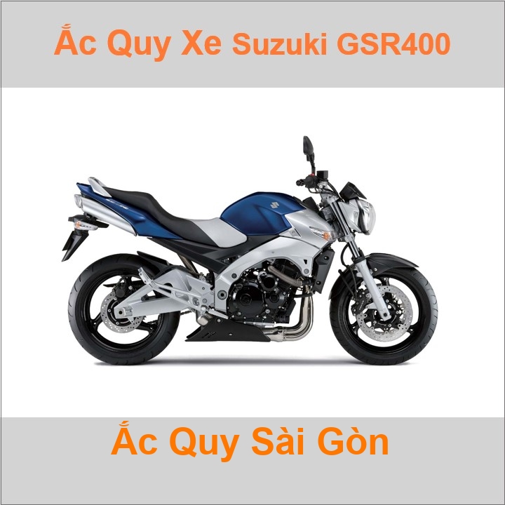 Ắc quy xe mô tô Suzuki GSR 400 (2006 - 2017)