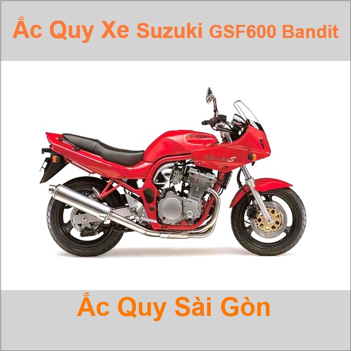Ắc quy xe mô tô Suzuki GSF 600 Bandit (1995 - 2004)