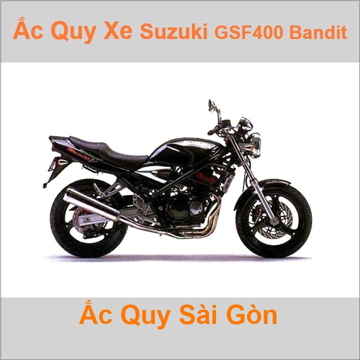 Ắc quy xe mô tô Suzuki GSF 400 Bandit (1989 - 1997)