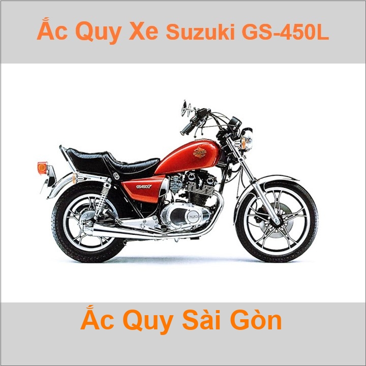 Ắc quy xe mô tô Suzuki GS 450L (1983 - 1988)