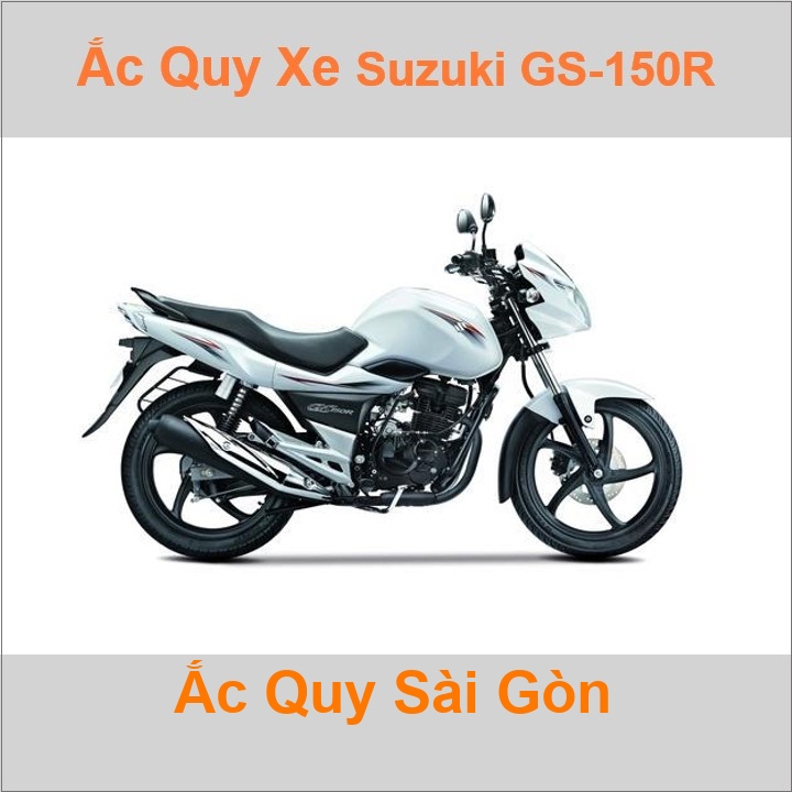 Ắc quy xe mô tô Suzuki GS 150R (2014 đến nay)