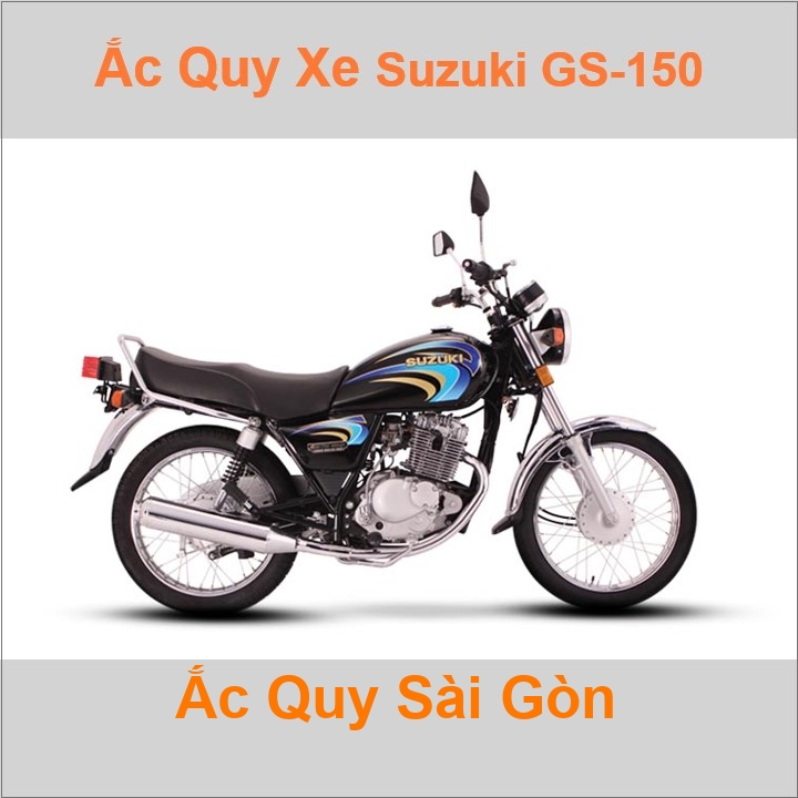 Ắc quy xe mô tô Suzuki GS 150 (2006 - 2018)