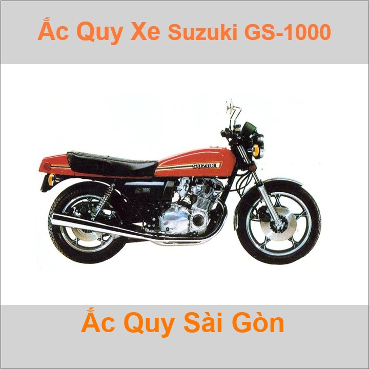 Ắc quy xe mô tô Suzuki GS-1000 (1978 - 1982)