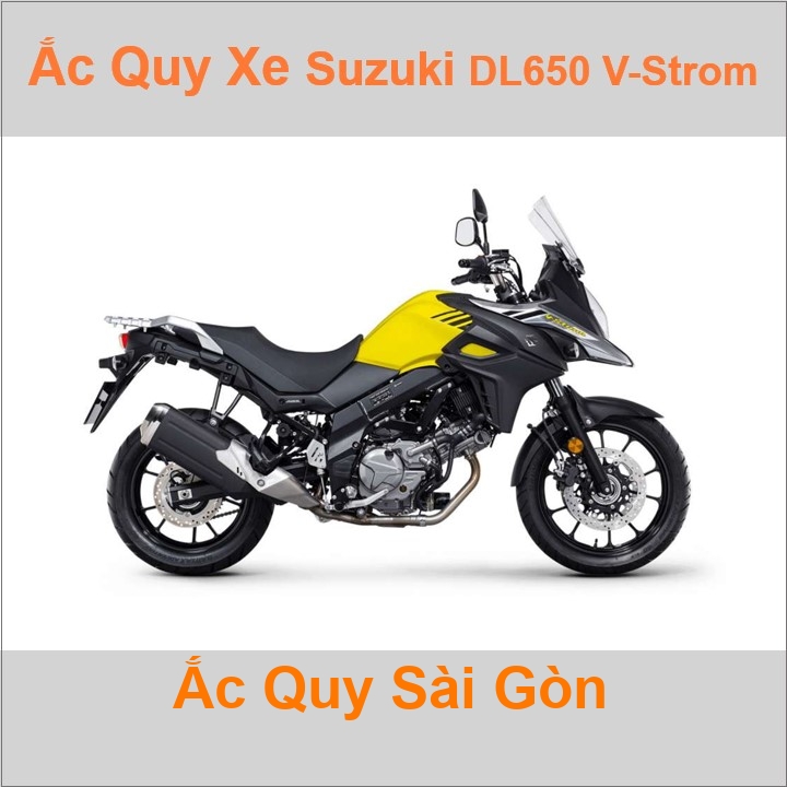 Ắc quy xe mô tô Suzuki DL 650 V-Strom (2004 đến nay)