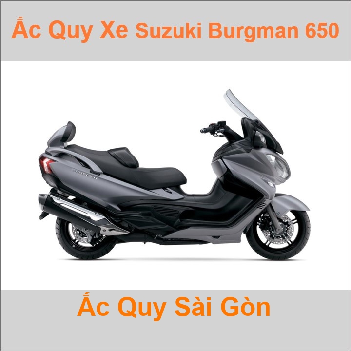 Ắc quy xe mô tô Suzuki Burgman 650 / Skywave 650 (2002 - 2018)