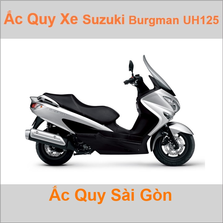 Ắc quy xe mô tô Suzuki Burgman 125UH (2002 đến nay)