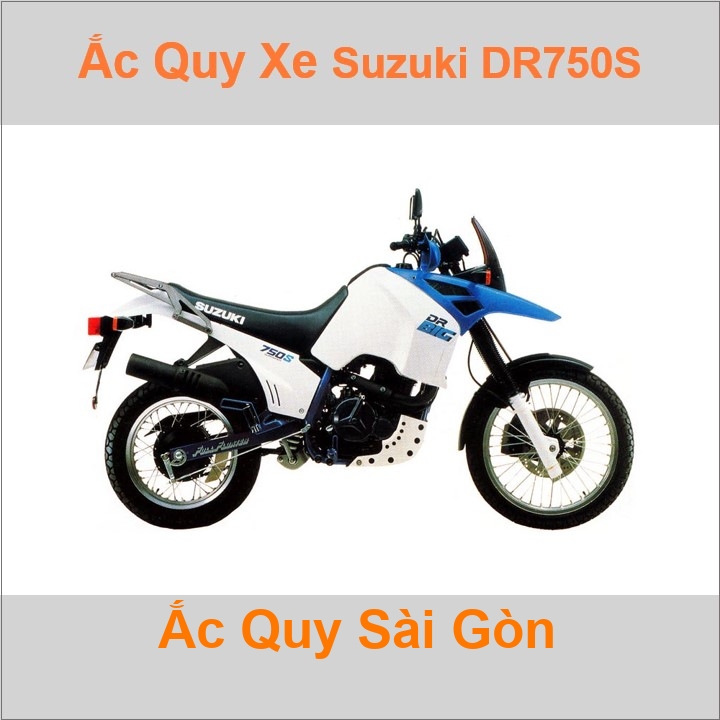 Ắc quy xe mô tô Suzuki DR 750S (1988 - 1989)