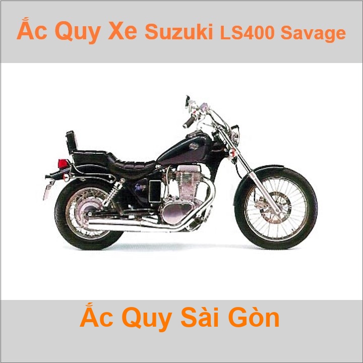 Ắc quy xe mô tô Suzuki LS 400 Savage (1987 - 1995)