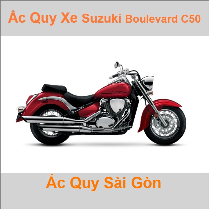 Ắc quy xe mô tô Suzuki Boulevard C50 / VL 800 (2005 đến nay) / Intruder C800 (2005 - 2016)