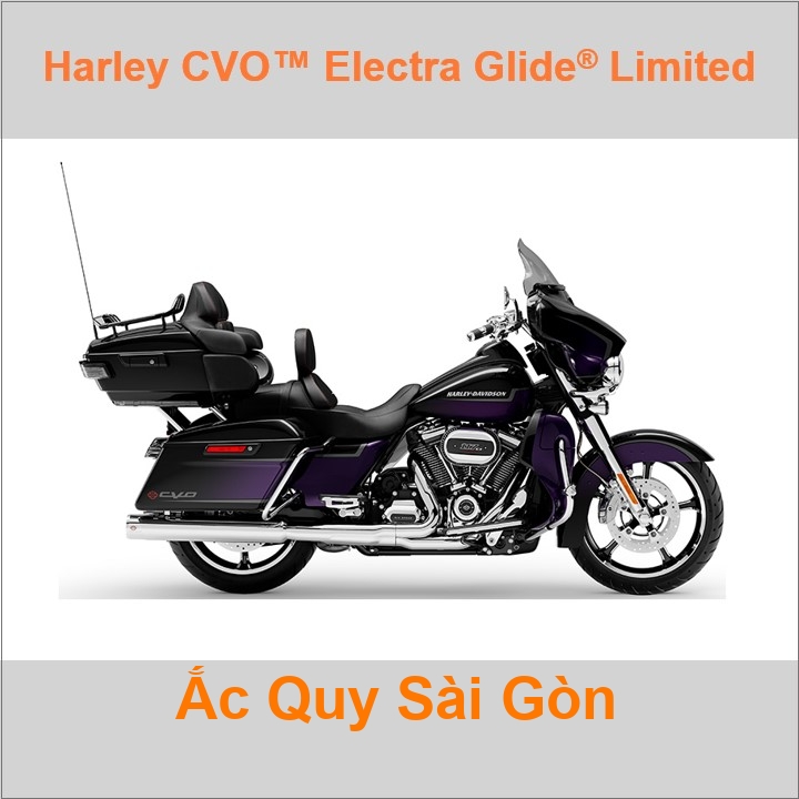 Ắc quy xe mô tô Harley Davidson CVO Electra Glide Limited FLHTKSE (2019 đến nay)