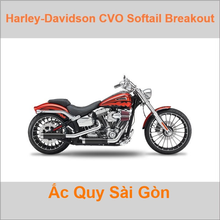 Ắc quy xe mô tô Harley Davidson CVO Softail Breakout FXSBSE (2013 - 2014)