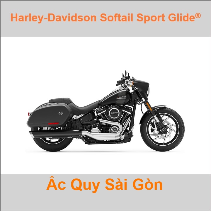 Ắc quy xe mô tô Harley Davidson Softail Sport Glide 107 FLSB (2018 đến nay)