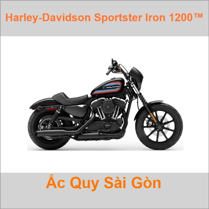 Ắc quy xe mô tô Harley Davidson Sportster Iron-1200 XL1200NS (2018 đến nay)