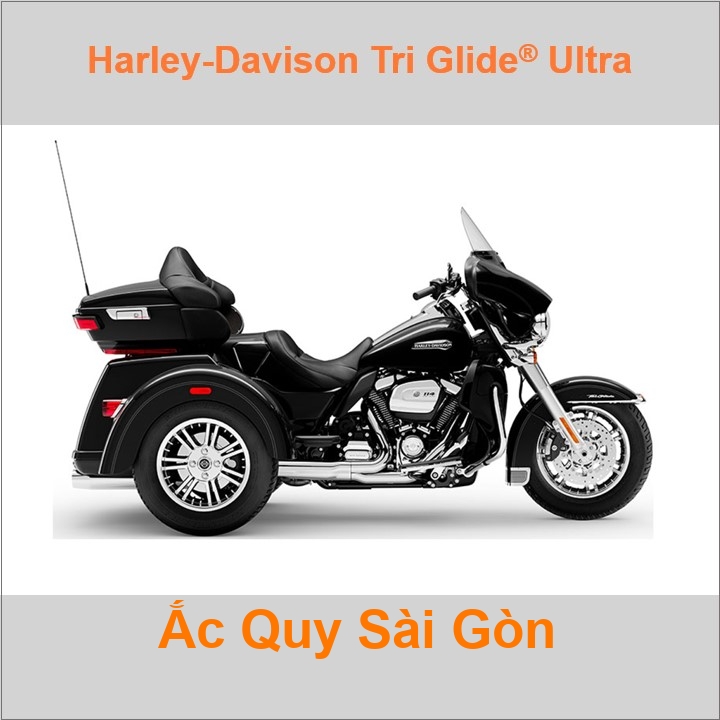 Ắc quy xe mô tô Harley Davidson Tri Glide Ultra FLHTCUTG (2009 đến nay)