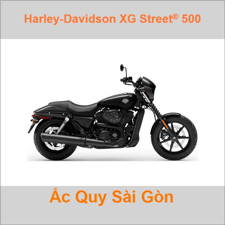 Ắc quy xe mô tô Harley Davidson Street 500 XG500 (2015 - 2020)