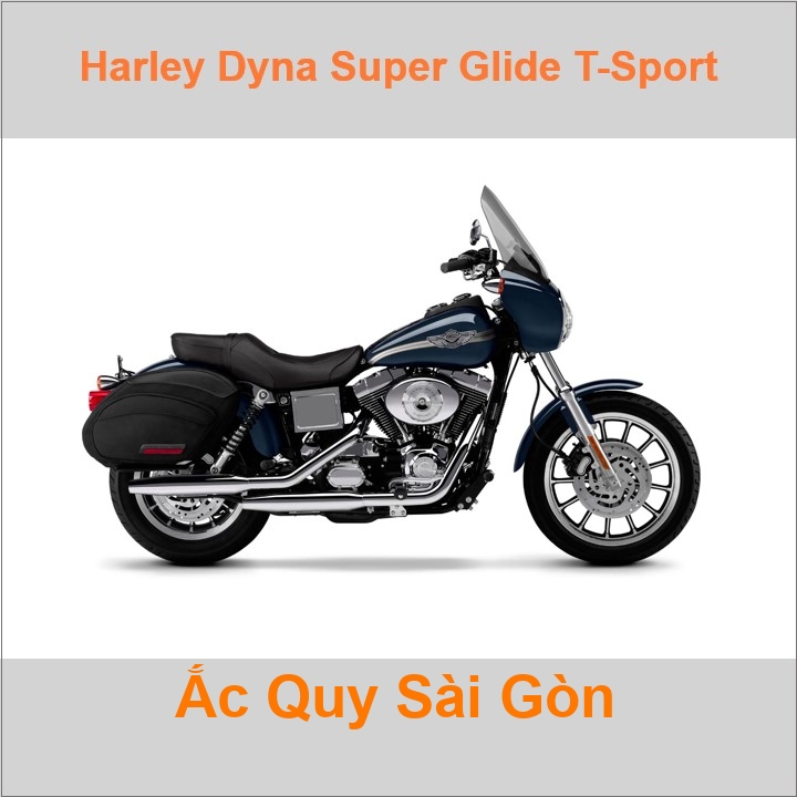 Ắc quy xe mô tô Harley Davidson Dyna Super Glide T-Sport FXDXT (2003- 2005)