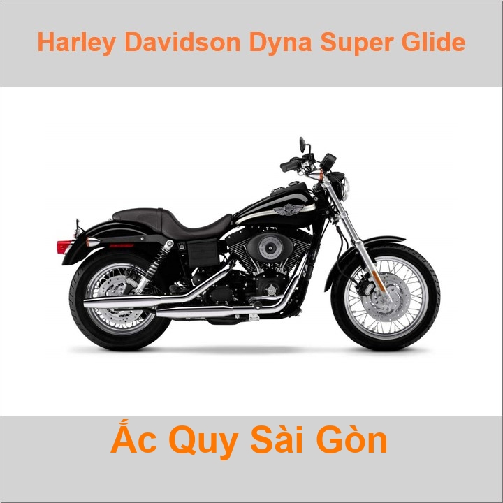 Ắc quy xe mô tô Harley Davidson Dyna Super Glide FXD (1995- 2005)