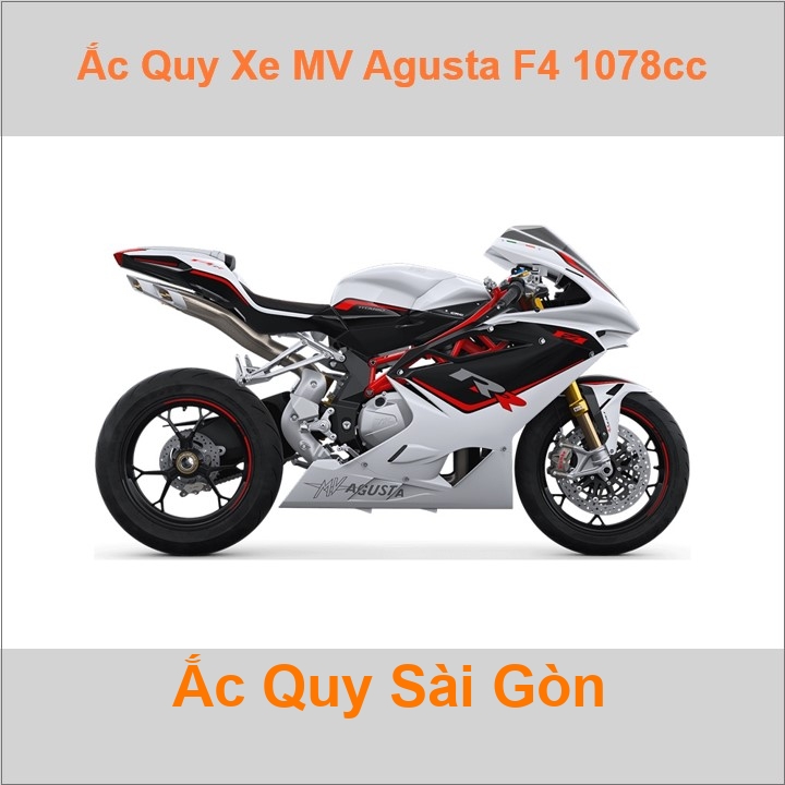 Ắc quy xe mô tô MV Agusta F4 1078cc (2006 - 2009)