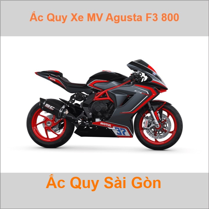 Ắc quy xe mô tô MV Agusta F3 800 (2013 đến nay)