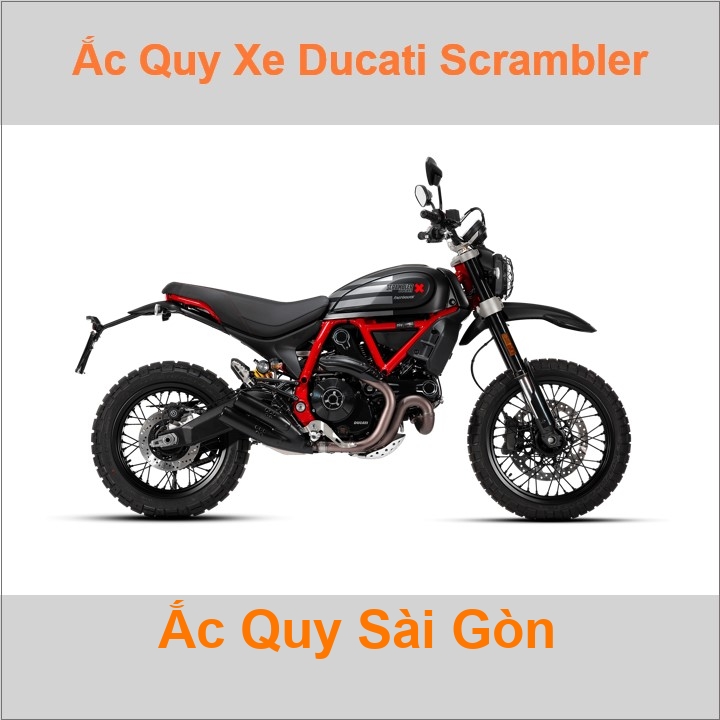 Ắc quy xe mô tô Ducati Scrambler (2015 đến nay)