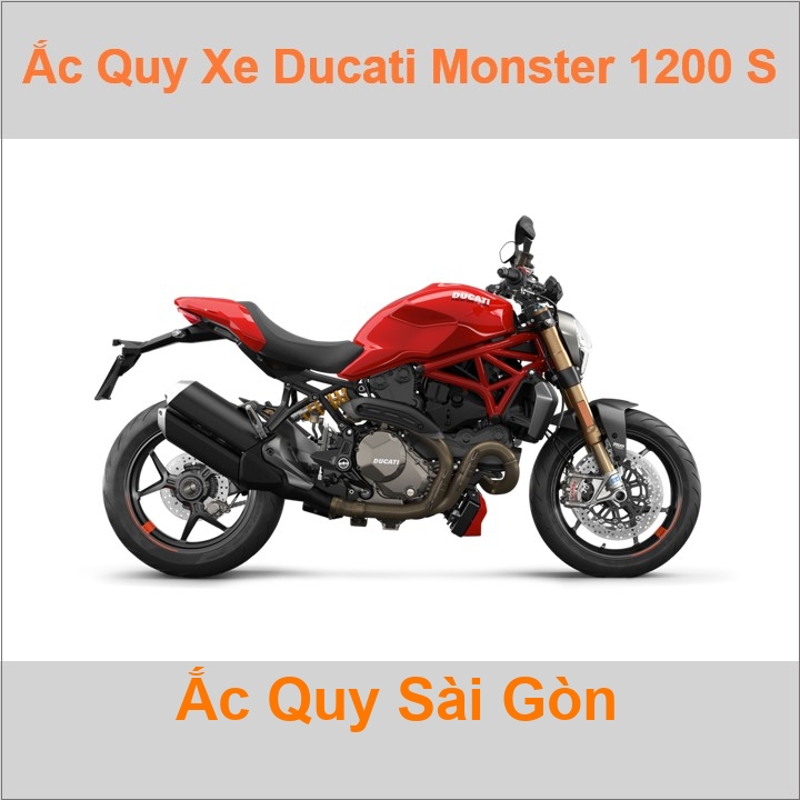 Ắc quy xe mô tô Ducati Monster (1993 đến nay)