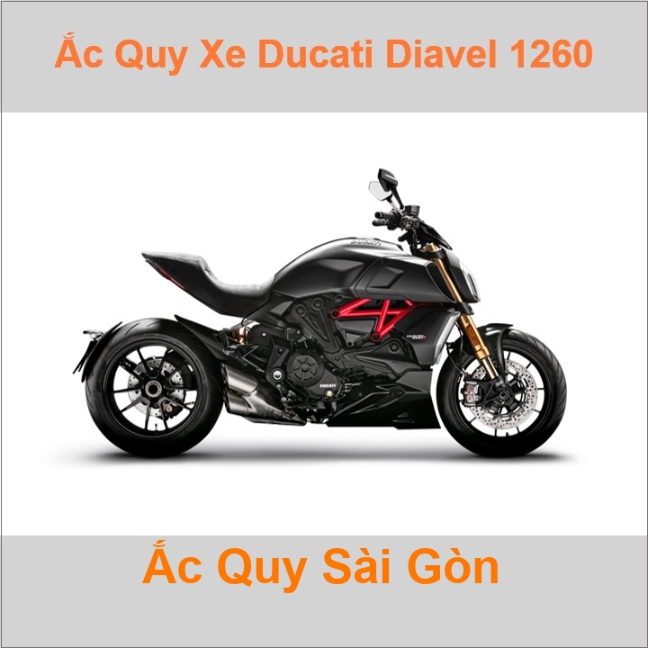 Ắc quy xe mô tô Ducati Diavel (2010 đến nay)