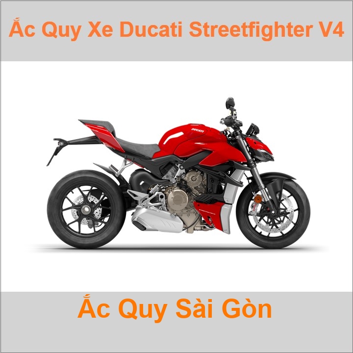 Ắc quy xe mô tô Ducati Streetfighter (2009 đến nay)