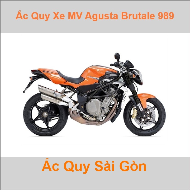 Ắc quy xe mô tô MV Agusta Brutale 989 (2010 - 2012)