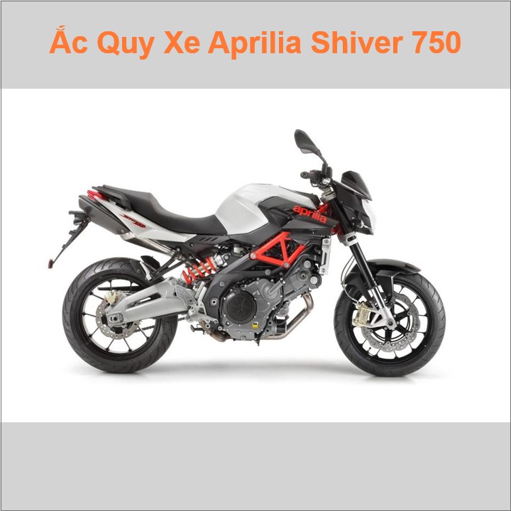 Ắc quy xe mô tô Aprilia Shiver 750 (2007 - 2016)