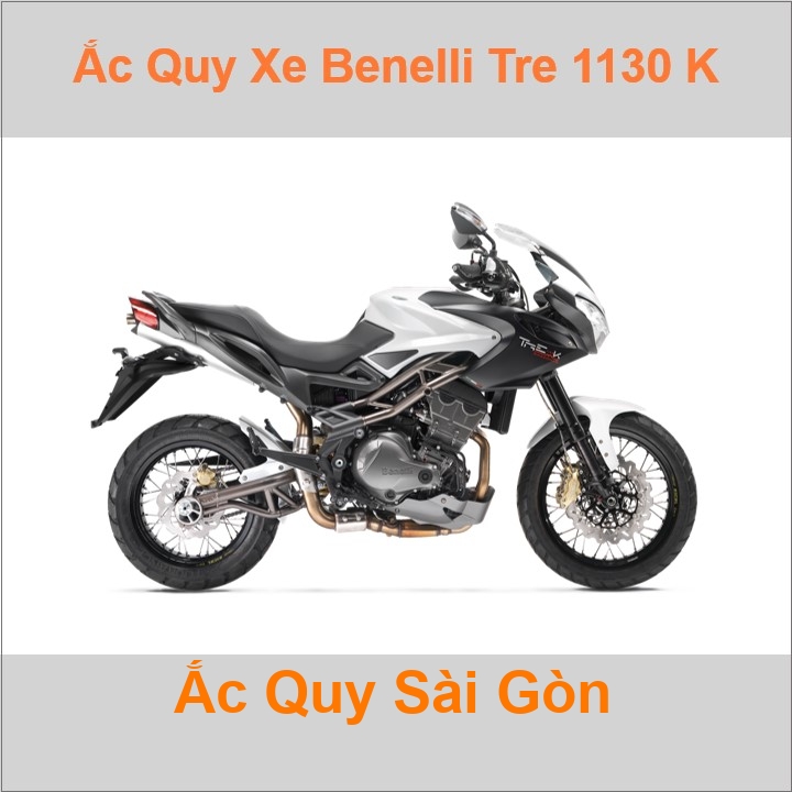 Ắc quy xe mô tô Benelli Tre 1130 K (2006 - 2016)