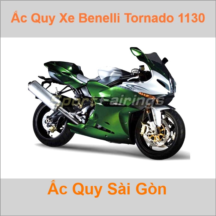 Ắc quy xe mô tô Benelli Tornado-1130 Tre (2005 - 2012)