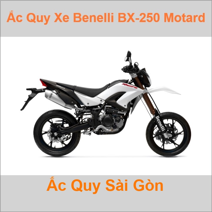 Ắc quy xe mô tô Benelli BX 250 Motard (2016 đến nay)