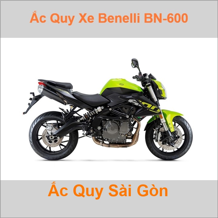 Ắc quy xe mô tô Benelli BN 600 (2013 đến nay)