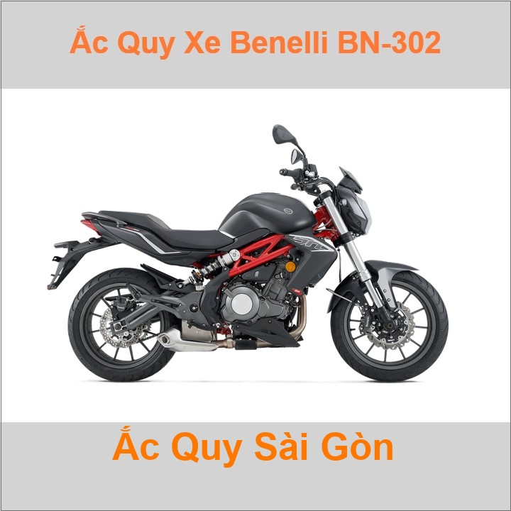 Ắc quy xe mô tô Benelli BN 302 (2014 đến nay)