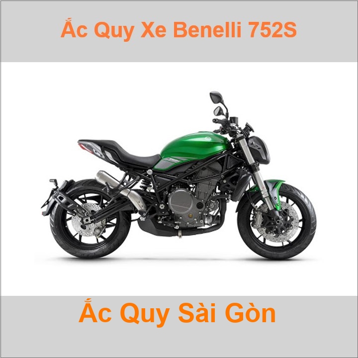 Ắc quy xe mô tô Benelli 752S (2018 đến nay)