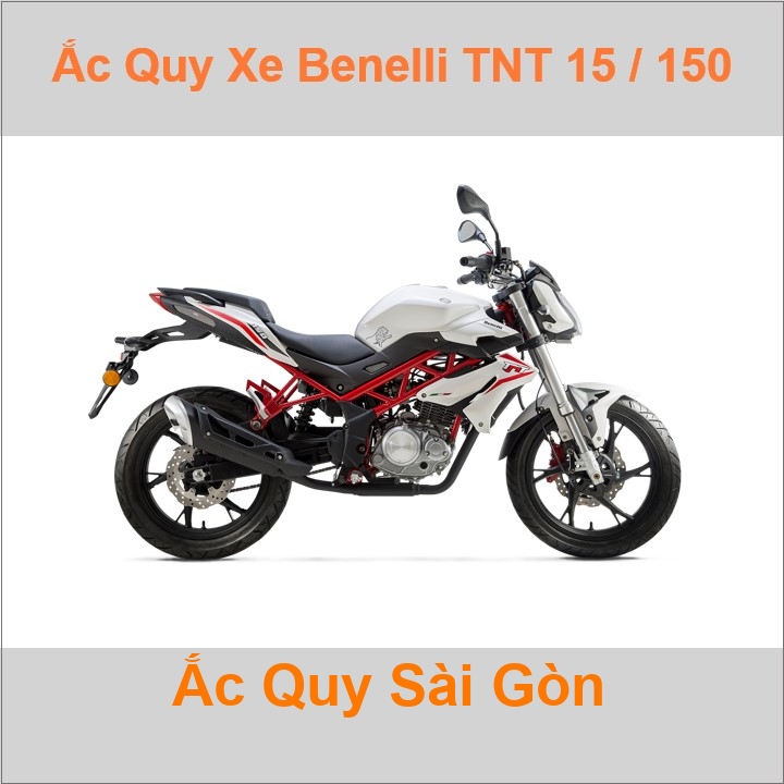 Ắc quy xe mô tô Benelli TNT 150 / TNT 15 (2016 đến nay)