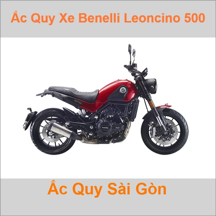 Ắc quy xe mô tô Benelli Leoncino 500 (2016 đến nay)