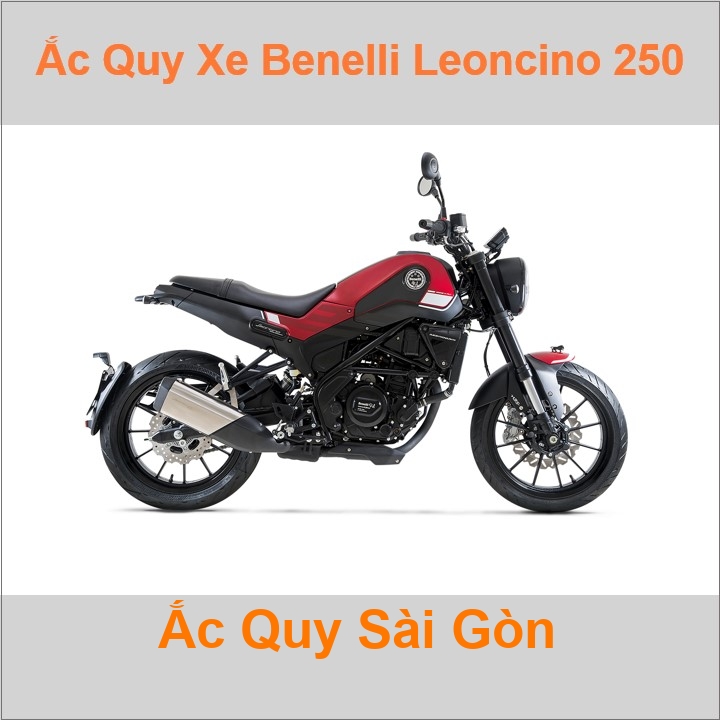 Ắc quy xe mô tô Benelli Leoncino 250 (2018 đến nay)