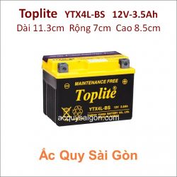 Ắc quy Yuasa Toplite 12V 3.5Ah YTX4L-BS